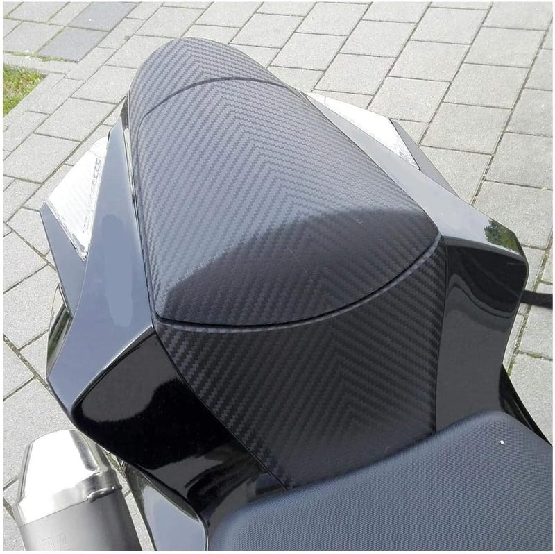 FATExpress Motorcycle Carbon Pattern Rear Passenger Pillion Solo Fairing Tail Cover Rear Seat Cowl for Su.zuki GSXR600 GSXR750 GSXR GSX-R 600 750 2011-2015 2016 2017 2018 2019 2020 2021 2022 2023 (Matte Black) - Image 1